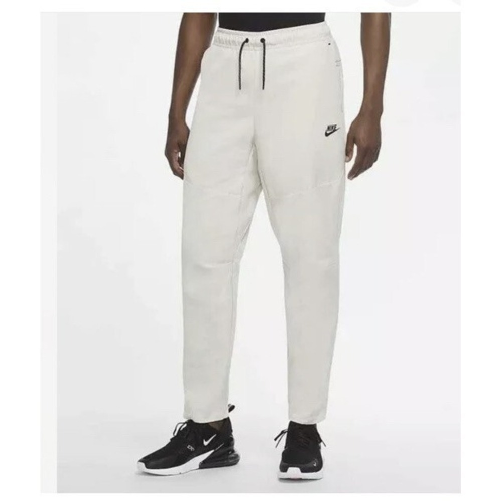 Nike Sportswear Tech Repel Pants Sz L White Bone CU4487-072 Men's $150